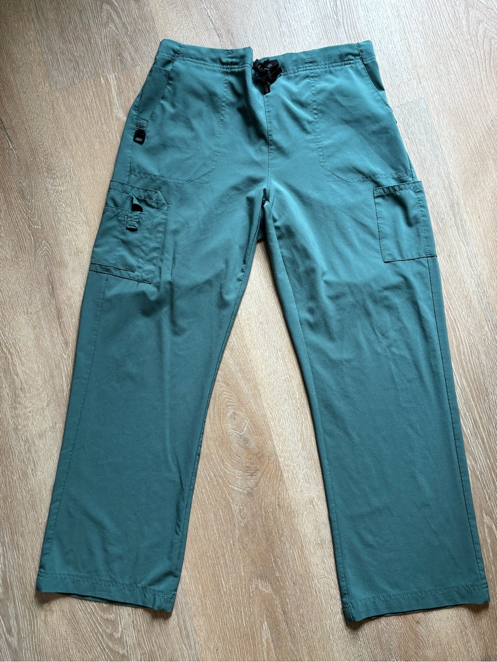 Carhartt Force Women's Blue Cargo Scrub Pants with Drawstring size Reg Large